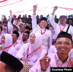Peserta Silaturahmi Penyuluh Agama se-Jawa Tengah di Semarang, Jawa Tengah, 14 April 2018. (Foto: Biro Pers Istana)