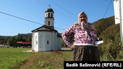 Fata Orlovic returnee to Konjevic Polje, more than a decade is on trial with the representatives of the Orthodox Church because they illegally built a church in her backyard