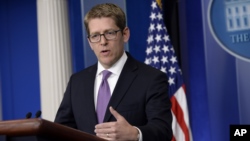 Phát ngôn viên Tòa Bạch Ốc Jay Carney.