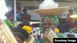 Zimbabwe First Lady Grace Mugabe has been addressing provincial rallies in her so-called meet the people tour, (File: Zanu PF photo)