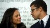 Isabel dos Santos e o marido Sindika Dokolo no Porto, Portugal. 5 março 2015