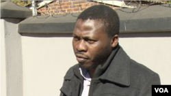 Kumbirai Mafunda from the Zimbabwe Lawyers for Human Rights says is hopeful that the high court will release the activists on bail, June 3, 2019. (C. Mavhunga/VOA)