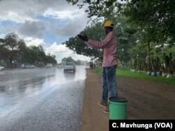 After public transport canceled service, many Zimbabweans were stranded in Harare Jan. 14, 2019, unable to return to their homes.