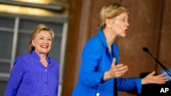 Warren pertenece al ala más progresista del Partido Demócrata, como el senador Bernie Sanders, rival de Clinton en las primarias.