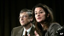 Bill and Melinda Gates (2011 file photo)