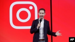 Kevin Systrom, CEO and co-founder of Instagram, prepares for an announcement about IGTV in San Francisco, June 19, 2018. 