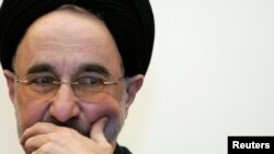 FILE - Former Iranian President Mohammad Khatami, May 3, 2007. 