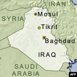 伊拉克地理位置图 (VOA资料)