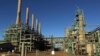 La raffinerie de pétrole dans le nord de la ville de de Ras Lanouf en Libye le 11 janvier 2017.