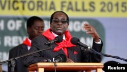 Le président Robert Mugabe du Zimbzbwe