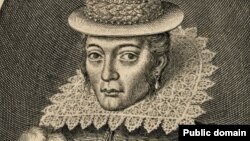 Pocahontas, from a 1616 engraving believed to be the work of Simon van de Passe. Courtesy John Carter Brown University, Brown University.