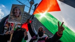 Almanya'nın başkenti Berlin'de 19 Mayıs 2021'de Berlin'de düzenlenen Filistin yanlısı bir protesto - ARŞİV