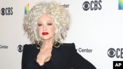 Cyndi Lauper attends the 41st Annual Kennedy Center Honors at The Kennedy Center in Washington, Dec. 2, 2018.