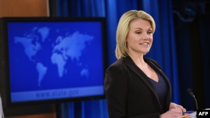 Bà Heather Nauert đang là phát ngôn nhân Bộ Ngoại giao