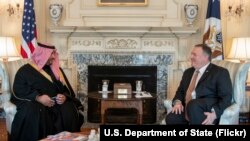 دیدار روز دوشنبه مایک پمپئو با خالد بن سلمان، معاون وزیر دفاع عربستان در واشنگتن