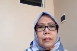 Pengajar Fakultas Ekonomi Universitas Indonesia, Hania Rahma, dalam tangkapan layar. (Foto: VOA/Nurhadi Sucahyo)