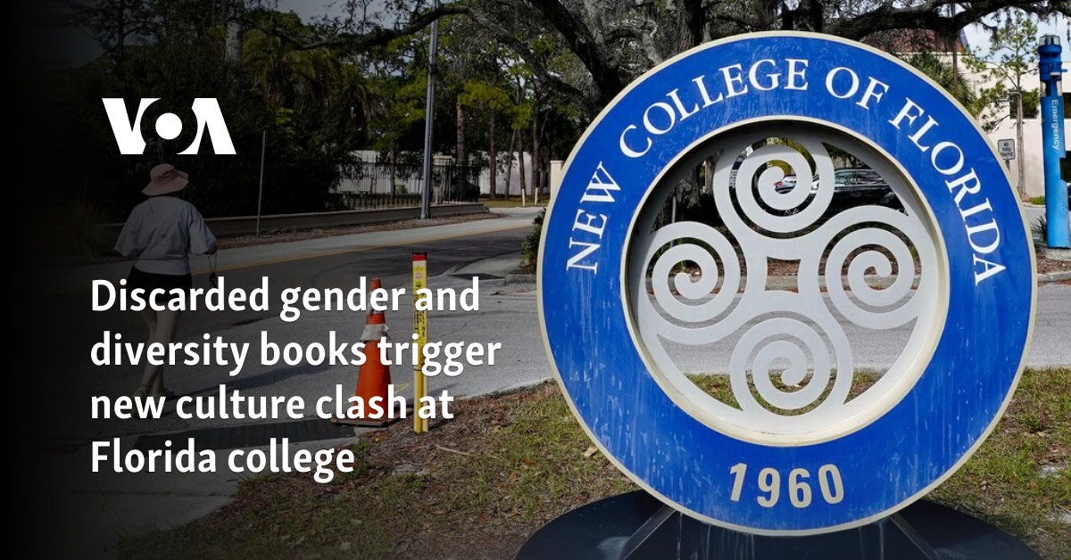 Discarded gender and diversity books trigger new culture clash at Florida college