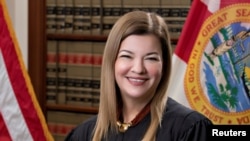 Hakim Mahkamah Agung Florida Barbara Lagoa, salah satu kandidat Hakim Mahkamah Agung AS yang dinominasikan Presiden Donald Trump. (Foto: Reuters) 