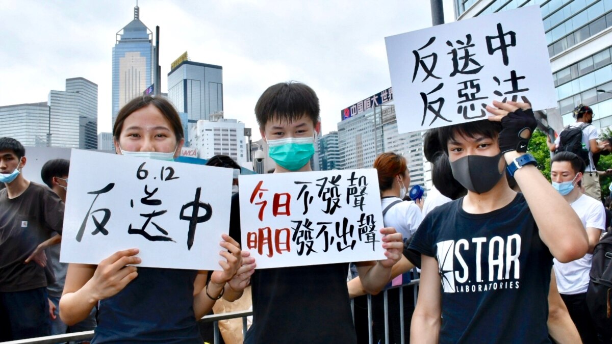 香港年青人投身反送中运动 捍卫一国两制向中国模式说不