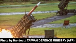 Tên lửa Patriot III do Hoa Kỳ sản xuất được phóng trong cuộc diễn tập quân sự hàng năm "Han Kuang" ở Đài Loan vào tháng 7 năm 2020.