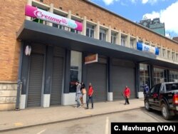 Most businesses in Harare were closed Jan. 14, 2019, as protests in Zimbabwe continued.