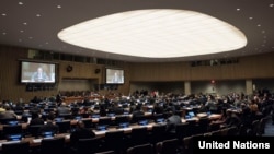 미국 뉴욕 유엔본부에서 유엔총회 산하 제1위원회 회의가 열리고 있다. 제1위원회는 군축과 국제안보 문제를 담당한다.