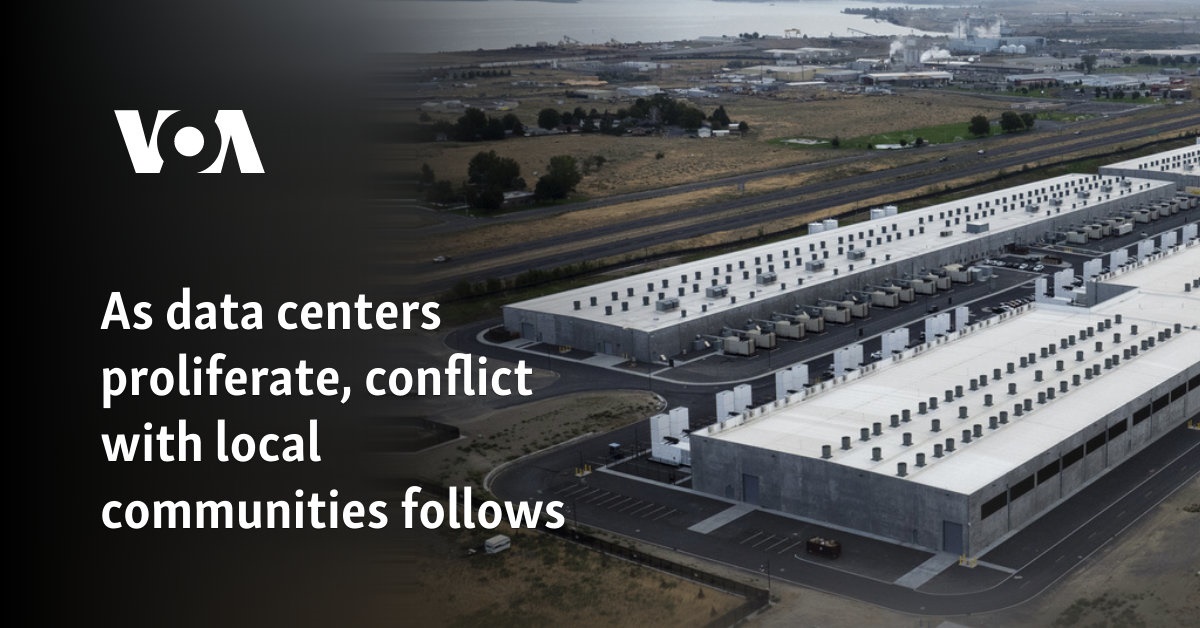 As data centers proliferate, conflict with local communities follows