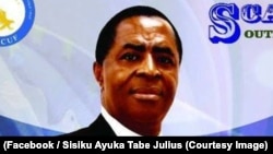 Sisiku Ayuk Tabe, président du mouvement séparatiste anglophone au Cameroun, 31 octobre 2017. (Facebook/Sisiku Ayuka Tabe Julius)