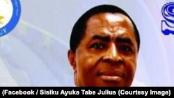 Sisiku Ayuk Tabe, président du mouvement séparatiste anglophone au Cameroun, 31 octobre 2017. (Facebook/Sisiku Ayuka Tabe Julius)