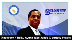 Sisiku Ayuk Tabe, président du mouvement séparatiste anglophone au Cameroun, 31 octobre 2017. (Facebook/Sisiku Ayuka Tabe Julius)