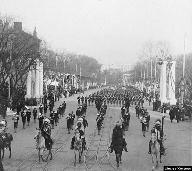 Geronimo was among five chiefs invited to ride in President Theodore Roosevelt's 1905 inaugural parade.