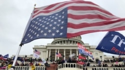 Les supporters de Donald Trump à Washington, le 6 janvier 2021.