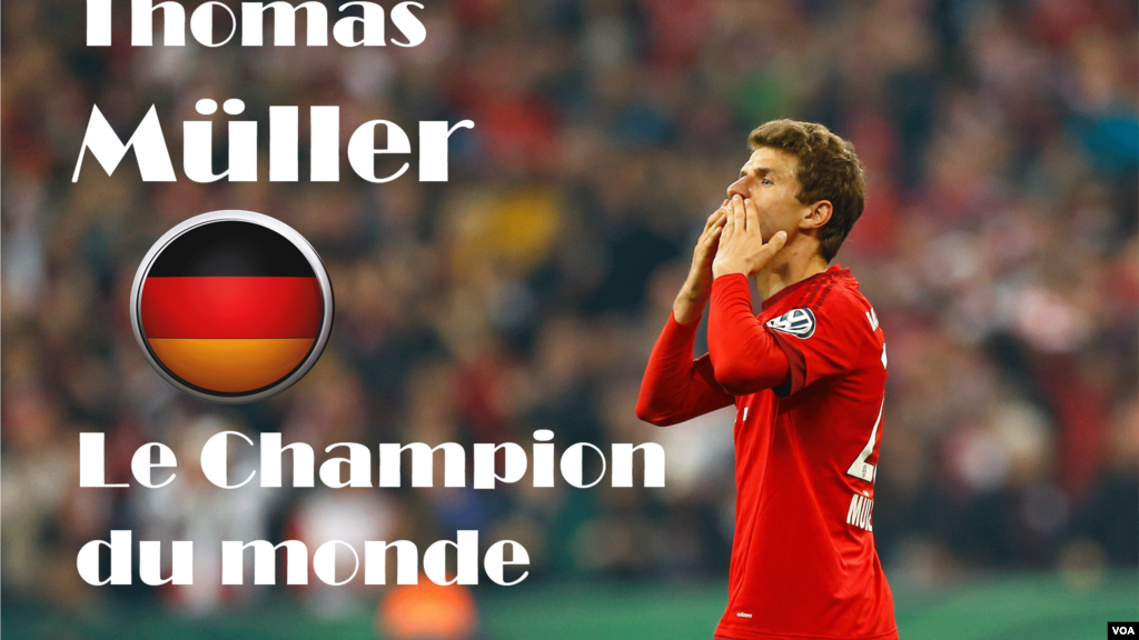 Thomas Muller est le chef d&#39;orchestre du Bayern Munich et de l&#39;Allemagne championne du monde en titre.