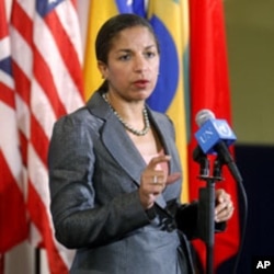 Susan Rice, Permanent Representative of the United States to the United Nations (file photo)