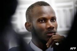 FILE - Lassana Bathily helped Jewish shoppers hide in a cold storage room at the supermarket where he worked.