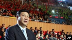 군사위 부주석에 선출된 시진핑 중국 국가부주석