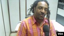 Messias Santiago líder da banda de reggae "Mercado Negro"