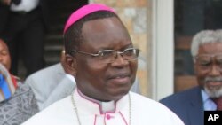 Monseigneur Marcel Utembi, président de la Conférence épiscopale nationale du Congo (Cenco), 21 décembre 2016. 