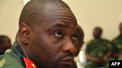 Le général Germain Katanga assis au tribunal militaire de Kinshasa, le 3 février 2016.