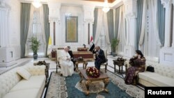د عراق صدر ابراهيم صالح د پوپ فرانسيس سره ولیدل 