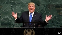 Виступ Трампа в ООН, вересень 2017 року