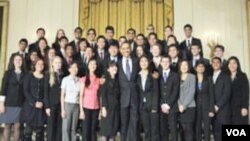 Za naučni rad najtalentiraniji američki srednješkolci sa predsjednikom Obamom