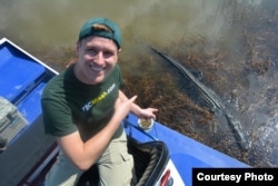 Mikah Meyer had a chance to get up close and personal with some residents of the Everglades National Park in Florida. (M.Meyer)