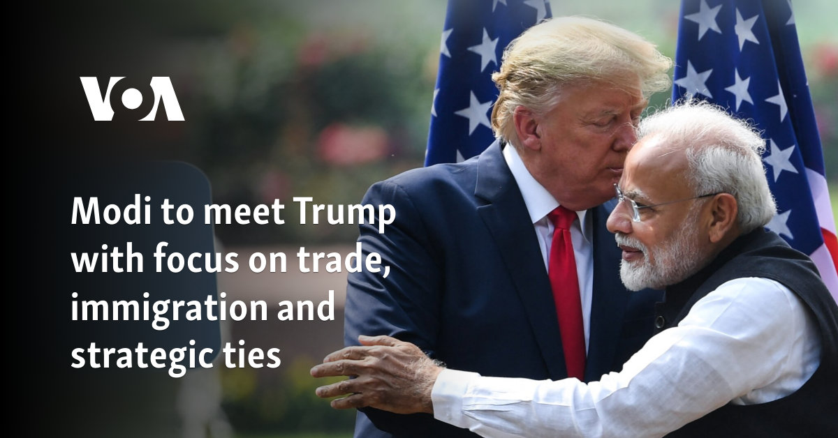 Modi to meet Trump with focus on trade, immigration and strategic ties 