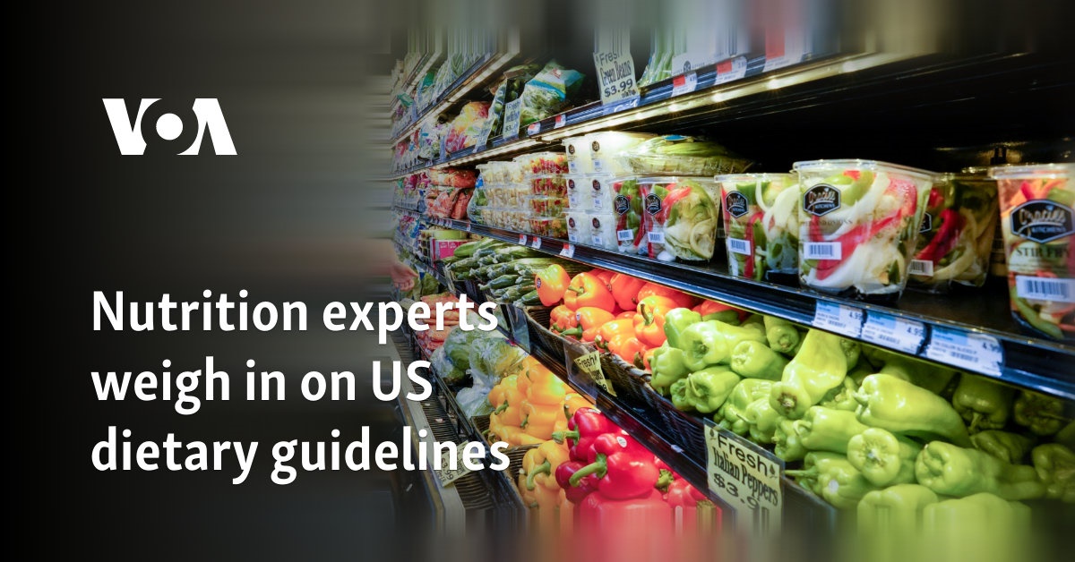 Nutrition Experts Weigh In on US Dietary Guidelines