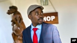 Nelson Chamisa wanda ya kalubali sakamakon zaben a kotu