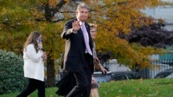 Sen. Joe Manchin, D-W.Va., walks on the White House campus, Nov. 18, 2021.
