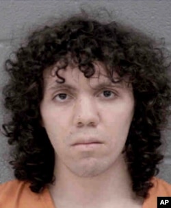 This April 30, 2019, booking photo provided by Mecklenburg County Sheriff's Office shows Trystan Andrew Terrell.