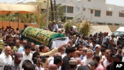 فوزیہ وہاب کے جنازے میں پیپلز پارٹی کے علاوہ کئی سیاسی جماعتوں کے رہنماؤں نے شرکت کی