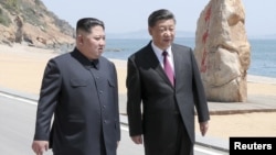 دو رهبر در شهر شمالی دالیان چین ملاقات کردند